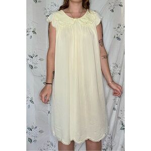 Elegant Light Yellow Chemise